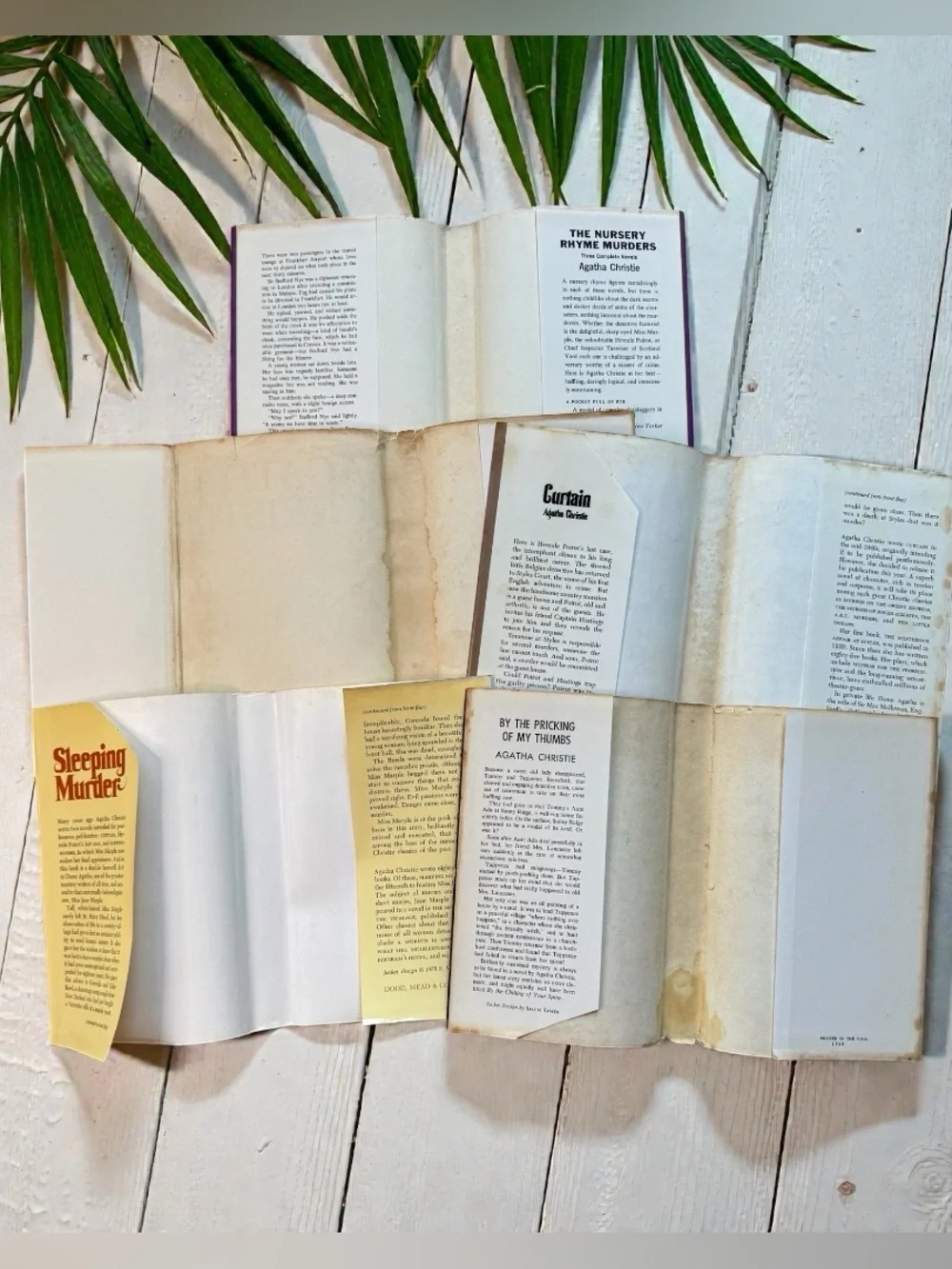Vintage Agatha Christie Hardcover Mystery Book Lot | 1960s-1970s